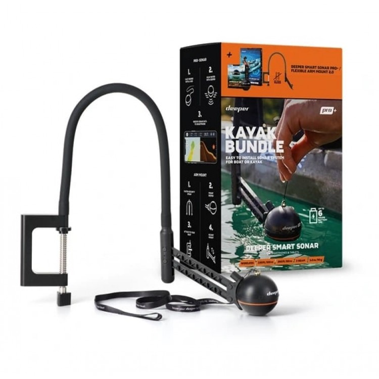Беспроводной эхолот Deeper Smart Sonar Pro+ and Kayak Bundle
